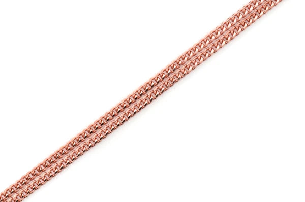 2MM Miami Cuban 14k Solid Gold Chain