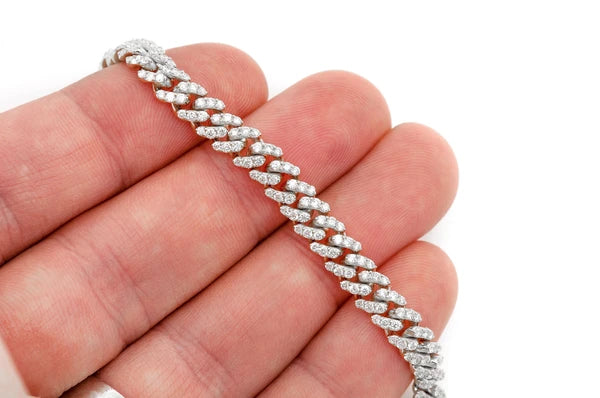 6MM Miami Cuban Diamond Bracelet 14k